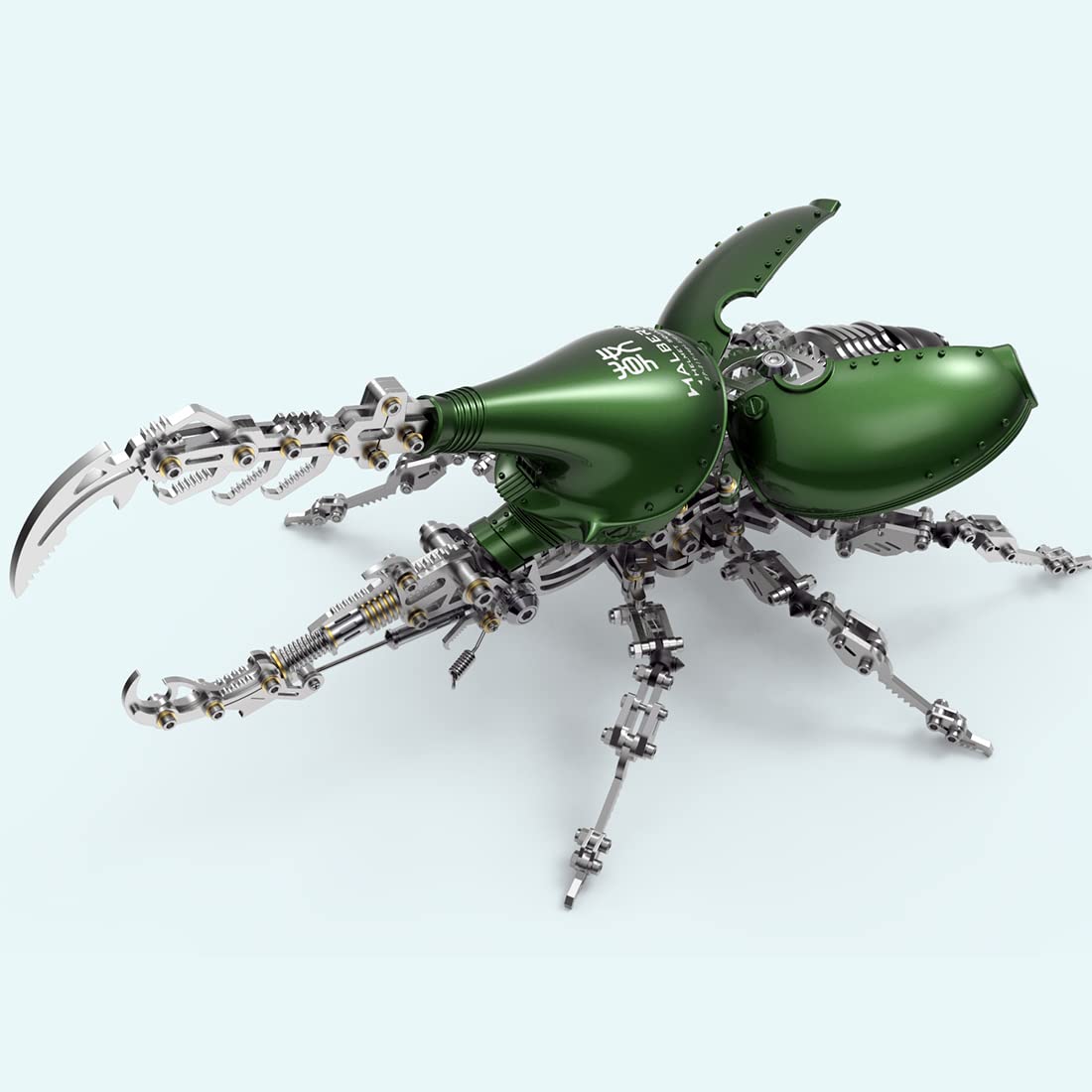 Zestaw 3D Metal Puzzle Mechaniczny Dynastes Model, 588 szt. Stalowych Metalowych Puzzle 3D 30CM Miniaturowe zestawy modeli, Puzzle 3D Łamigłówki Metalowe Ozdoby Stali Nierdzewnej Dorosłych