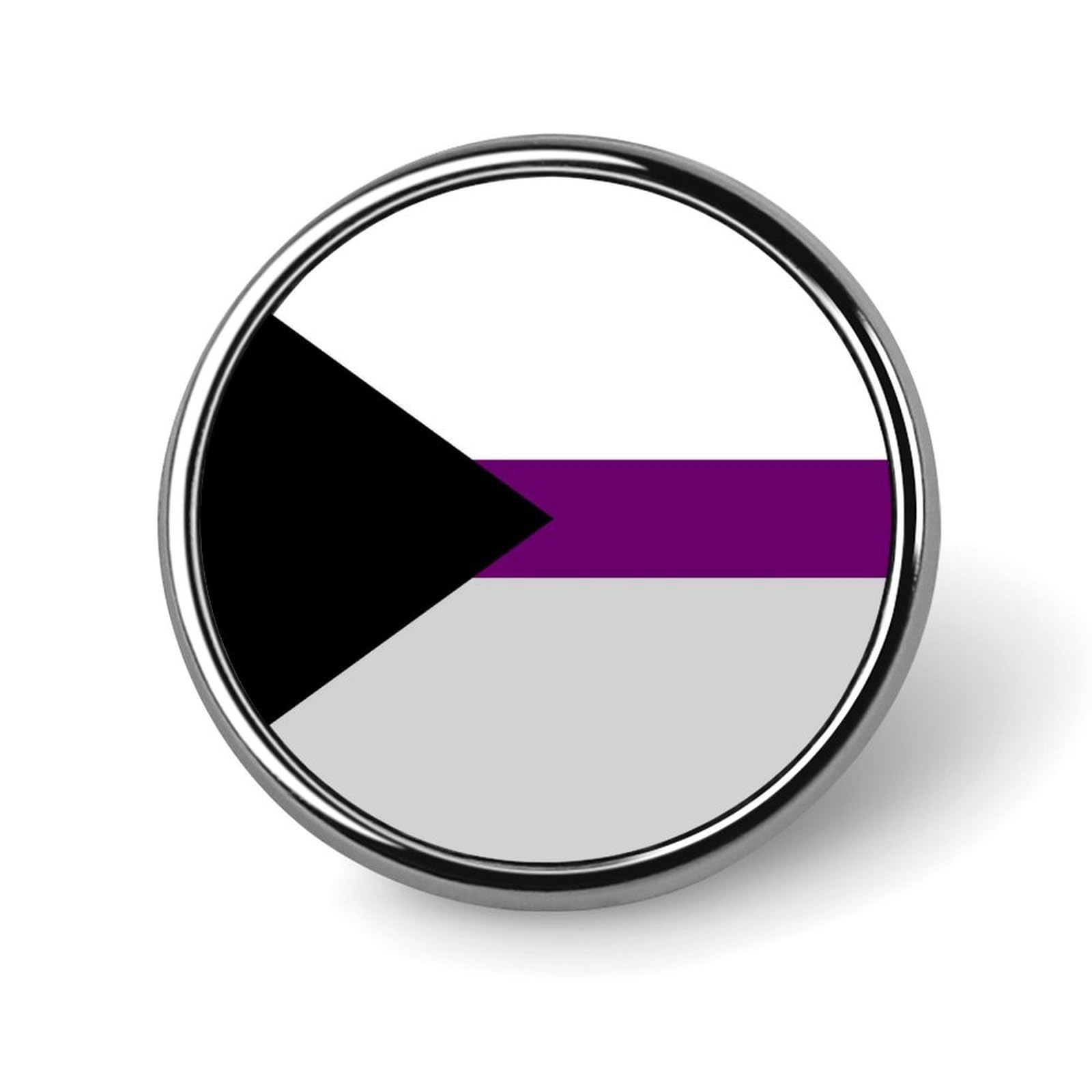 Demisexual Pride LGBTQ Pins Round Buttons Brooches Enamel Lapel Pin Party Supplies Decor Badges for Hats Clothes Bags