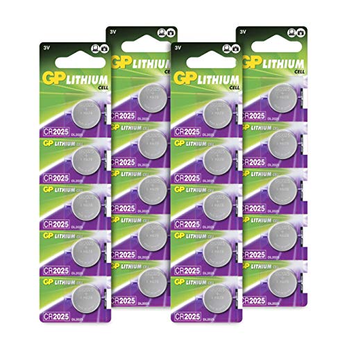 CR2025 - Set da 20 | GP Extra | Batterie al Litio