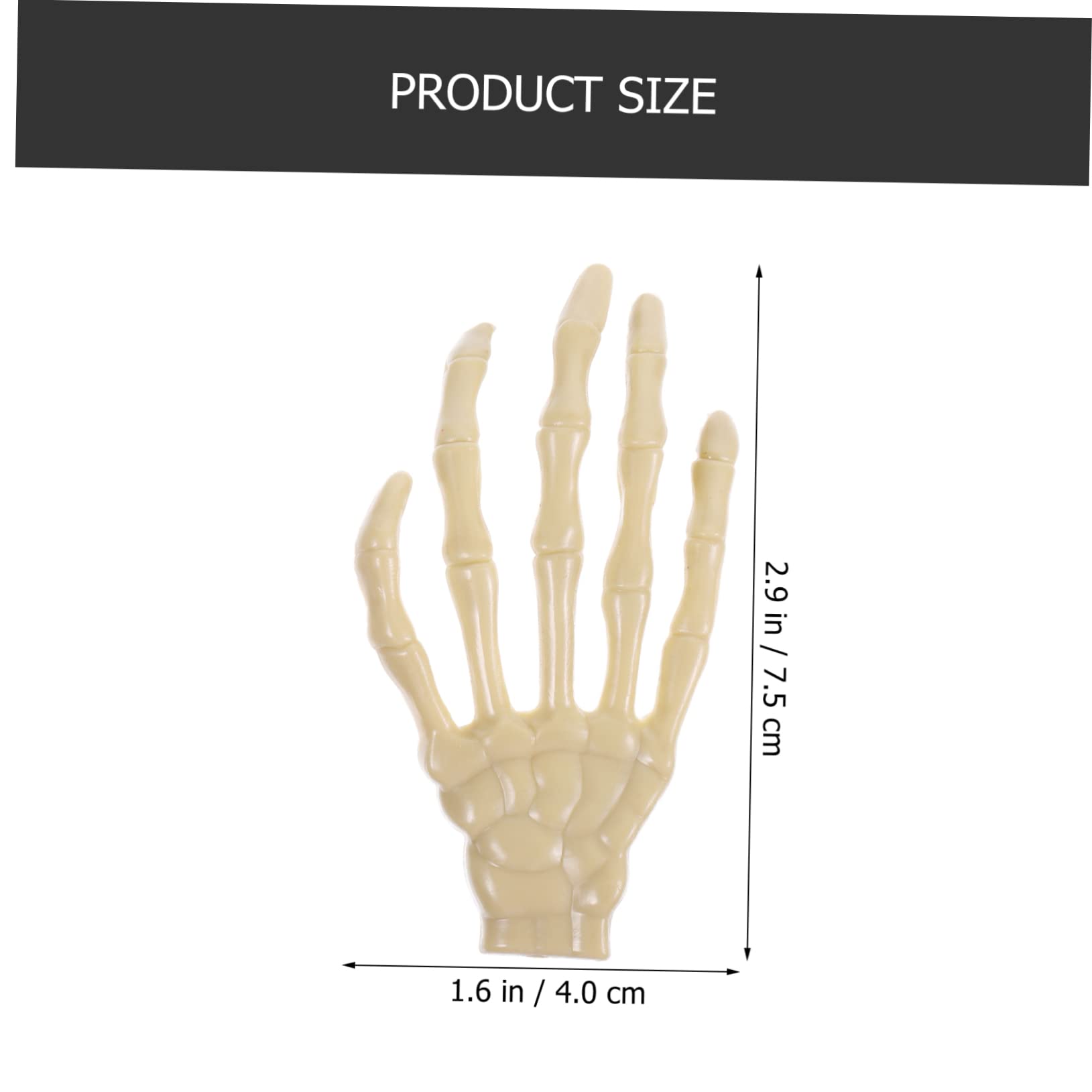 Alasum 8pcs Realistic Skeleton Hand Decor for Halloween Parties Haunted House Props Lifelike Ghost Hand Decorations