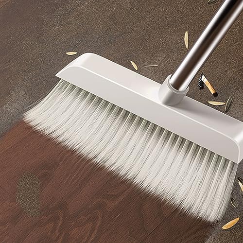 SMDLG Komfortabel Weißes Besen- und Kehrschaufel-Set, stehendes Reinigungsmittel, Kehrbesen mit Kehrschaufel, Kombi-Set Praktisch – Bild 7