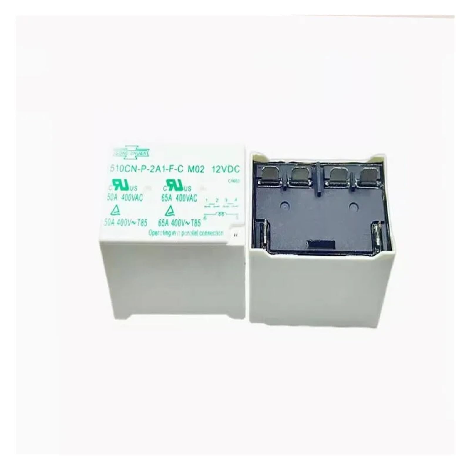 Relais M02 510CN-P-2A1-FC 12V à double contact pour isolation électrique totale