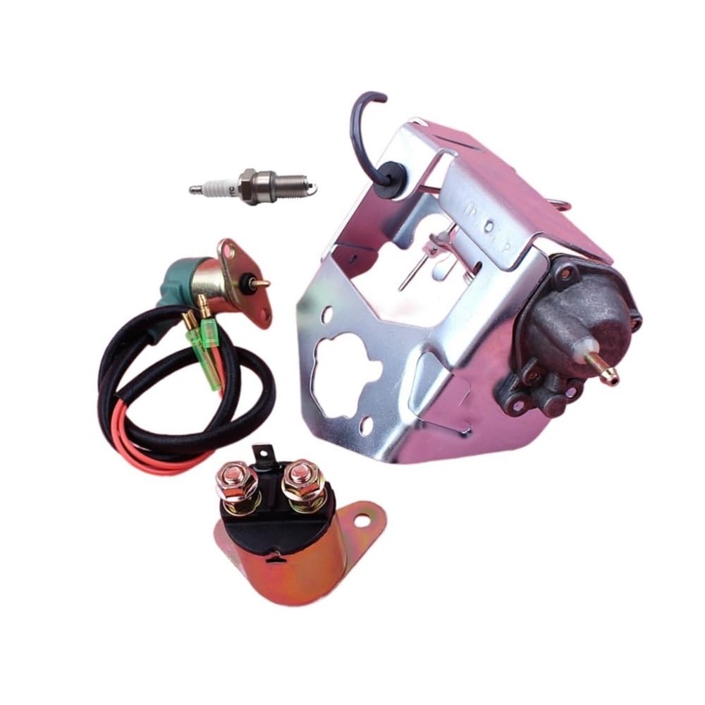 Kit Starter Carburateur GX390 avec Relais Démarreur Solénoïde 188F