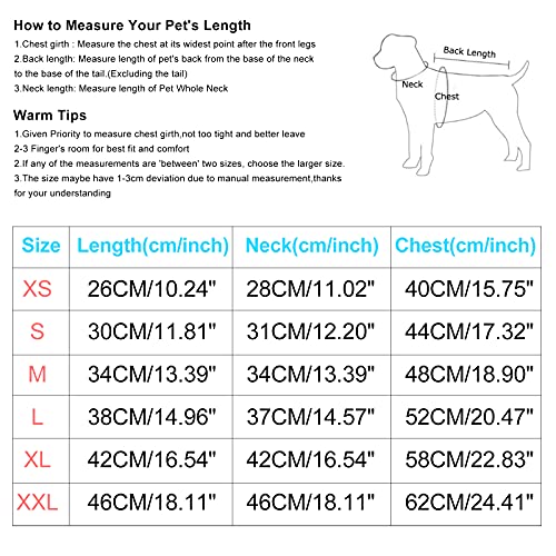 Savlot Hundemantel Winter Welpen Mäntel Hund Wintermantel Hundegeschirr Mantel Kleiner Hundegeschirr Welpenjacke Weste Kleidung Reflektierende wasserdichte Hundemäntel