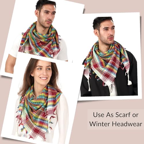 Image of Desert Shemagh Scarf - Stylish & Versatile Fashion Scarf for Men & Women