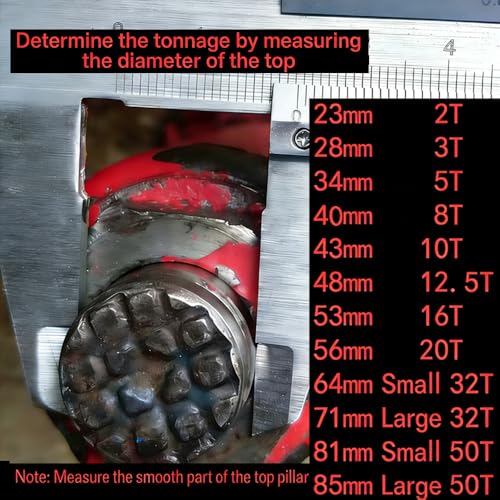 Image of 8 Ton Vertical Bottle Jack Complete Repair Kit 18Pcs Oil Seal O-Ring Hydraulic Jack Replacement Parts