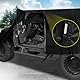 X AUTOHAUX Autoabdeckung SUV Autoplane Outdoor Vollgarage Wasserdicht Auto Abdeckplane für Jeep Wrangler JK Hardtop und Cabrio-Softtop 4-türig