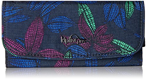 Preisvergleich Produktbild Kipling Damen SUPERMONEY Geldbörse, Mehrfarbig (Orchid Garden), 20x10x3 cm