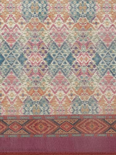 Image of Amazon Brand - Anarva Women's Kalamkari Saree With Blouse Piece