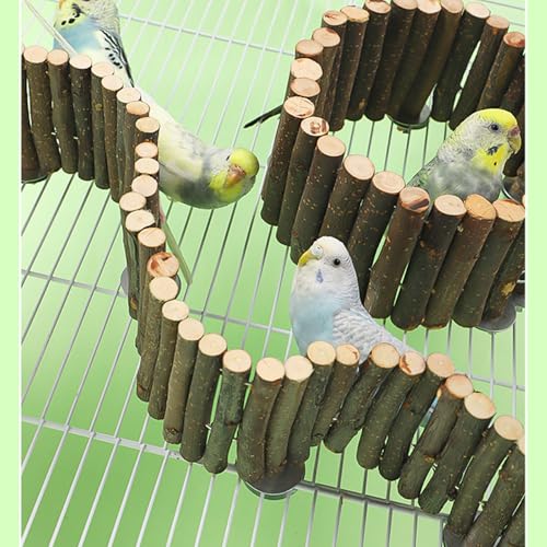 Jouet d escalade pour cage oiseaux en bois pour perruches