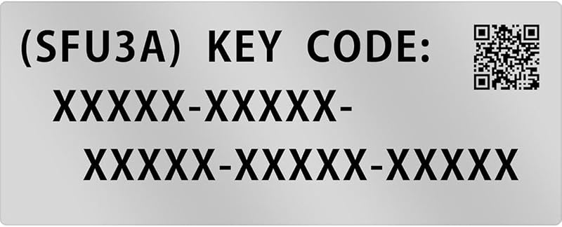 Panasonic LUMIX Upgrade Software Key DMW-SFU3A ARRI LogC3 GH7 GH6