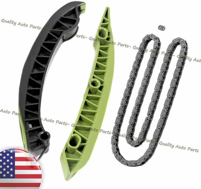 Miniatura 4 de Par de cadenas de distribución VVT engranaje para Mercedes Benz SLK250 C250 1.8L 3.5L Juego de herramientas de juntas 4 puertas 2 puertas M271