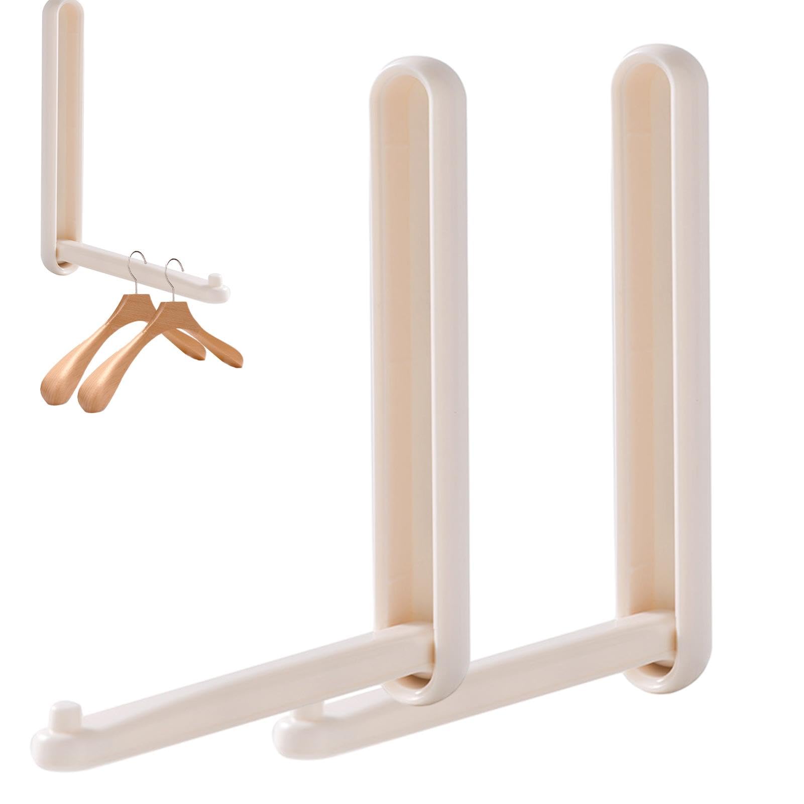Lmysxaoz Hanger Rack, Foldable Towel Hanging Hook Storage Strong Adhesive Seamless Hanger, Organizer, Multipurpose Suction Cup