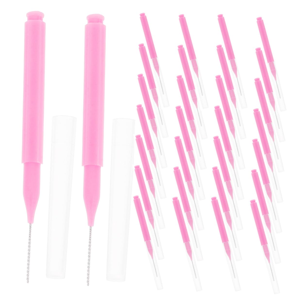 200 piezas Cepillos Interdentales Unidades para Limpieza Oral y Eficaz Diseño Ergonómico para Higiene Bucal Diaria Casa y Viaje