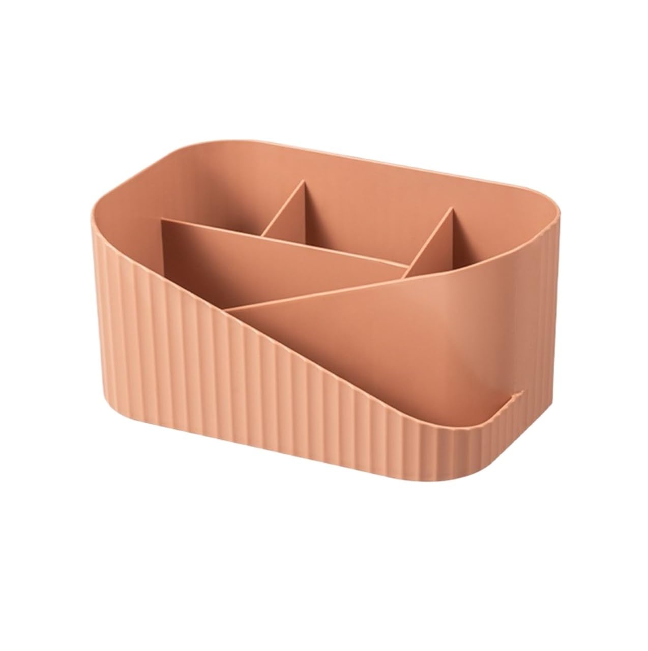Elegante Organizador De Maquillaje Caja De Almacenamiento Cosméticos con Múltiples Compartimentos para Maquillaje, Lápiz Labial, Cuidado La Piel Cuidado De La Piel(Oranje)