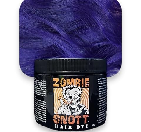Zombie Snott Hair Dye- Violet X (8oz), Purple