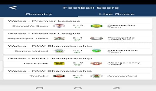 Football live score