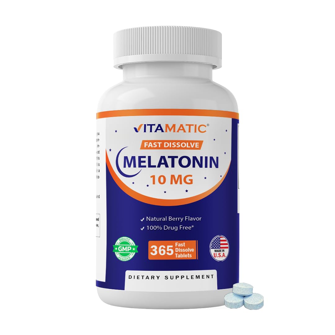 Vitamatic Melatonin 10 mg Fast Dissolve Tablets