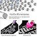Beadsland Hotfix Rhinestones, 2880pcs Flatback Crystal Rhinestones for Crafts Clothes DIY Decoration, Crystal, SS10, 2.7-2.9mm