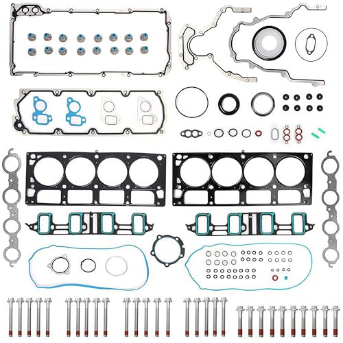 Image of 2007-2011 MLS Head Gasket Set Bolts Fit For Chevy GMC Cadillac 6.0L 6.2L V8 | Head Gasket Fit For Express Silverado Suburban Tahoe Savana Sierra Yukon XL Escalade Hummer H2 ES72220 ES72390 HS26192PT-5