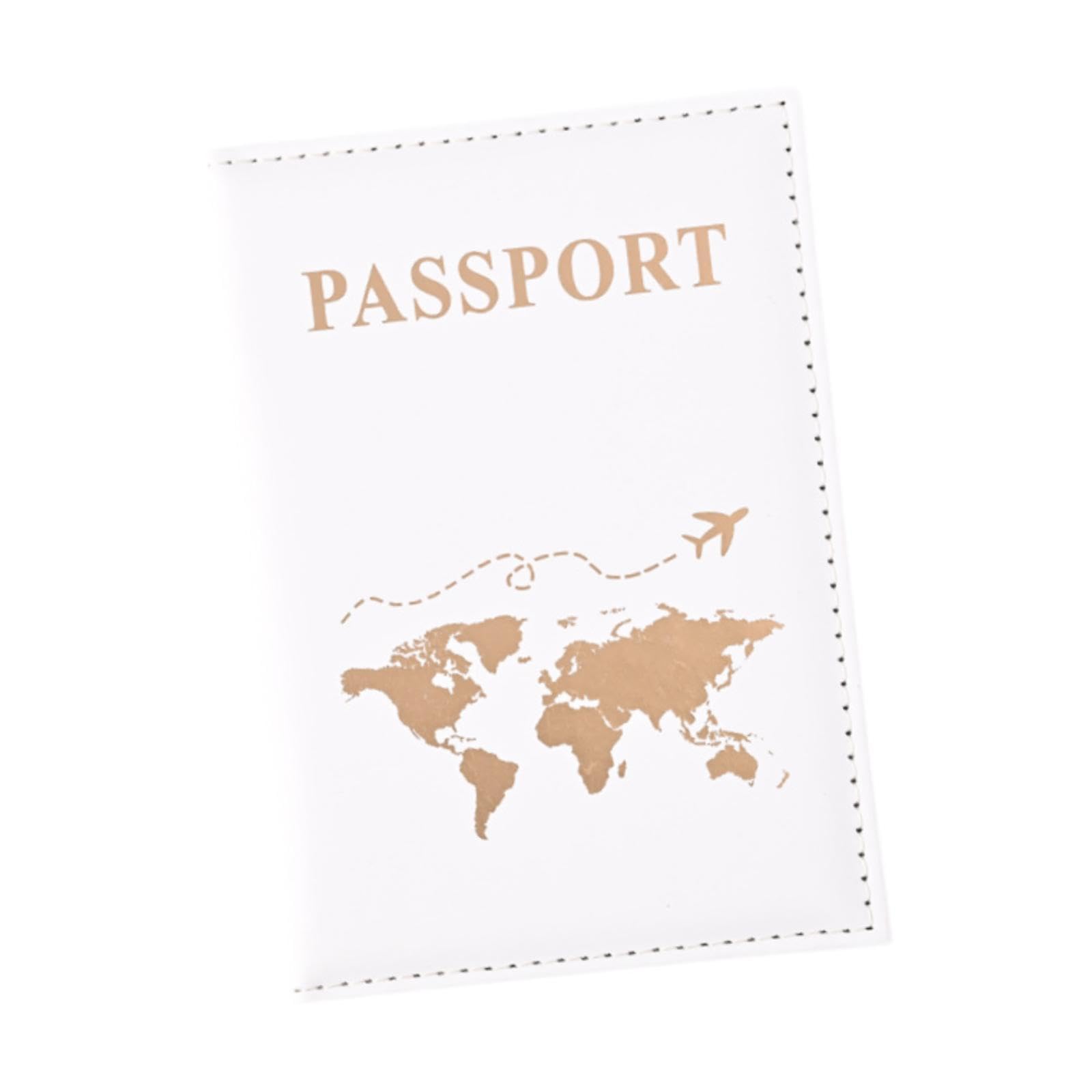 Passport Cover with Phone Card Slot Portable Travel Passport Wallet for Home White-image-43