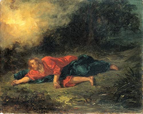 Toile Delacroix 60x90cm, une reproduction d'art moderne pour habiller vos murs avec élégance