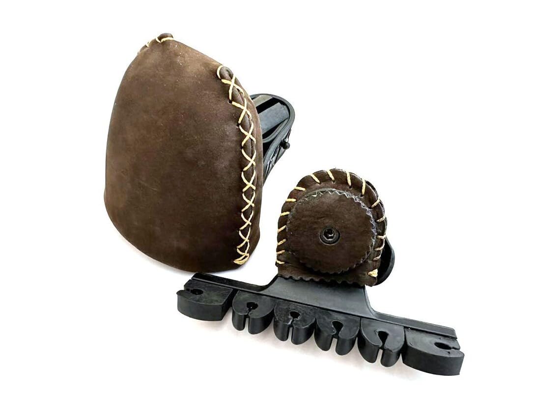 Archery Quiver Leather Quiver Two Point Archery Quiver (Brown)