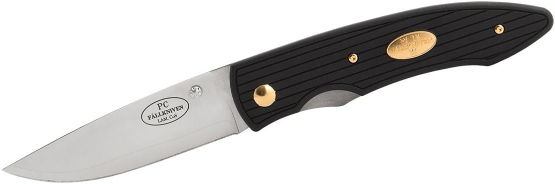 Fallkniven PCx Fine Edge Folding Knife, Black