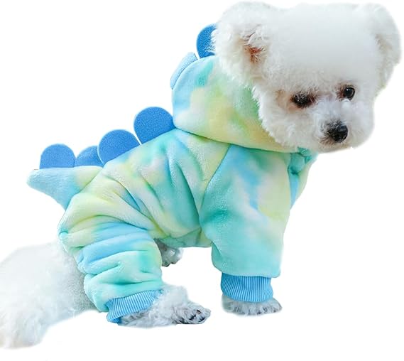 Pet Dog Dinosaur Costume,Dogs Halloween Costume Puppy Hoodies
