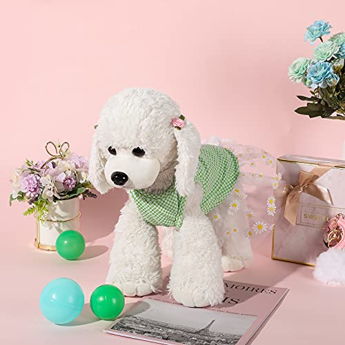 Frienda 4 Pieces Dog Dress Set, Pet Puppy Skirt, Female Dog Dress, Cat Dog Breathable Cool Summer Mesh Clothes for… - Image 5