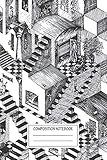 Notebook: Escher Style Wide Ruled , Journal for Writing, Size 6 x 9, 110 Pages