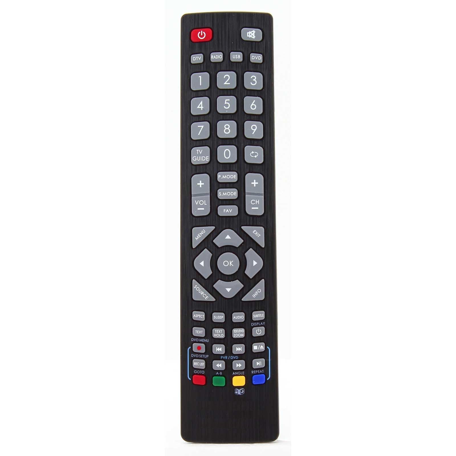 Genuine SHW/RMC/0103 Remote Control for Sharp Aquos LCD LED 3D HD Smart TV with 3D DVD PVR Buttons LC-32HG3141K LC-32HG3241K LC-32HG3341K LC-40CFE4040E LC-40CFE4041E LC-40CFE4041K