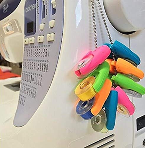 Image of Fbshicung 100Pcs Bobbin Clamps /Holders Keeping Bobbin Thread No More Thread Getting Tangled-for Type A & L Bobbins