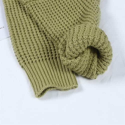 Kids Girls Knit Sweater Cardigans Long Sleeve Crewneck Coat Casual Solid Color Sweaters Tops Fall Winter Outwear Clothes3