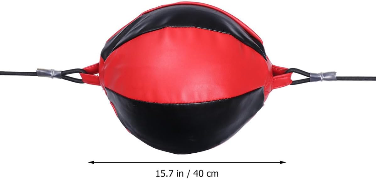 Holibanna Boxing Punch Ball Speed Bag for Agility Training and Reflex Training Red Pu Material with Easy Targeting and Good Rebounds Random Color