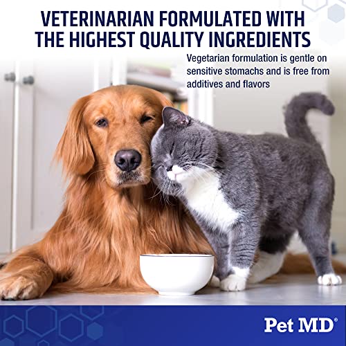 Pet MD Biotic Probiotics for Dogs & Cats – Prebiotic, Fiber, & Probiotic Powder – Gas, Constipation Relief, & Anti Diarrhea – Balance Digestive Flora & Restore Gut Health for Dogs & Cats – 2.12 oz Pet MD Biotic Probiotics for Dogs & Cats – Prebiotic, Fiber, & Probiotic Powder – Gas, Constipation Relief, & Anti Diarrhea – Balance Digestive Flora & Restore Gut Health for Dogs & Cats – 2.12 oz