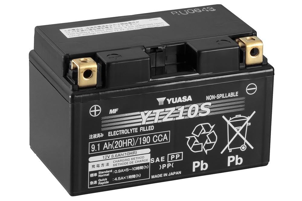Yuasa YTZ10S (WC) 12V VRLA Batteria ad alte prestazioni senza manutenzione