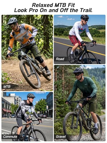 BERGRISAR Men's Mountain Bike Jersey