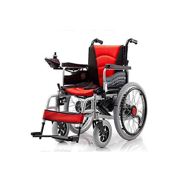Buy Carbon Steel Elderly Disabled Transport Chair Electric Wheelchair