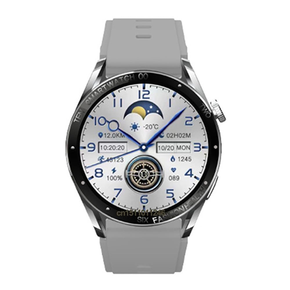 little star X1pro max time smart watch 1.45 inc amoled bluetooth and nfc, supported with ios and android, Silver