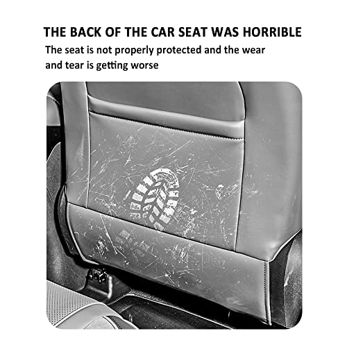 Ofband 2Pcs Transparent Back Seat Protector For Car,Slip&Kick&Dirt-Resistant Seat Back Cover Protect Car Interiors From Kids,Back Of Seat Protector For Kids Feet Car Seat #TOP6