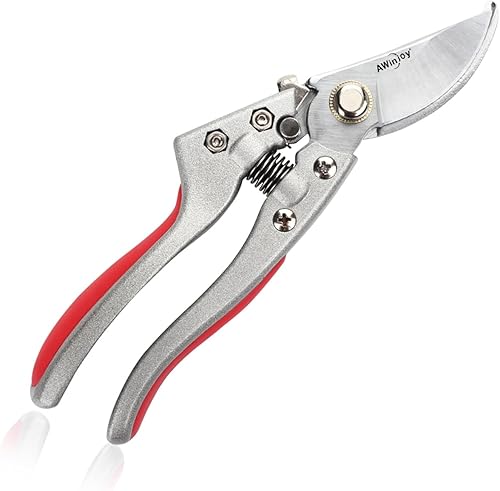 Tijeras de jardín para plantas Tijeras de podar para jardinería Tijeras florales de acero inoxidable grueso premium ramas y herramientas de mano de