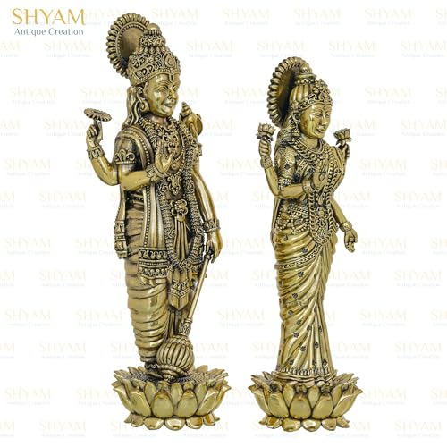 Image of Lord Laxmi-Vishnu statue, Laxmi Narayan idol (SAC010006001025)