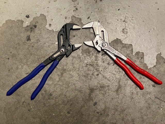 WORKPRO Pliers Wrench Set, 7 & 10-Inch CR-V Construction Wrench Pliers, Adjustable Parallel Smooth Jaw Pliers, Black Finish, Groove Lock Mechanism photo review