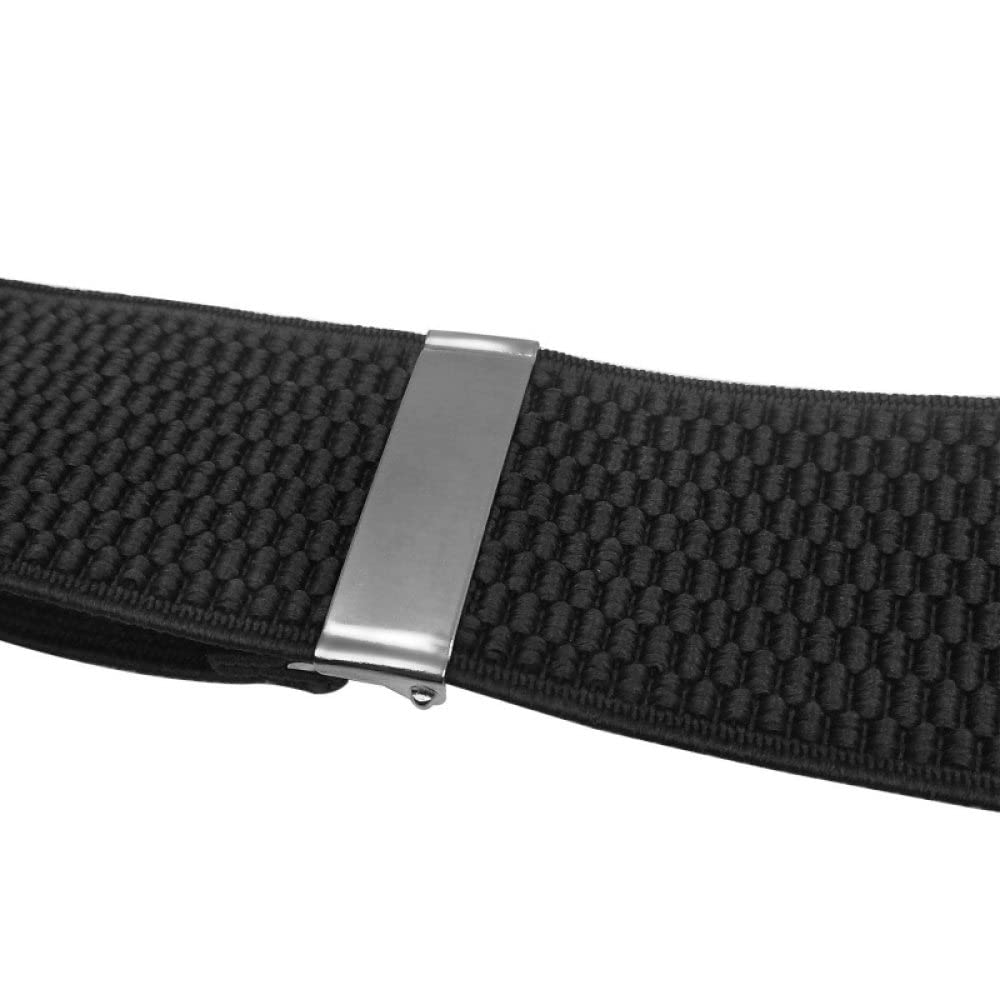 Cinturones Tirantes para Hombre en Forma de X, Tirantes para Hombre, Resistentes, de Gran tamaño, con Espalda en X y 4 Clips Resistentes, Correa elástica Ajustable para Pantalones,