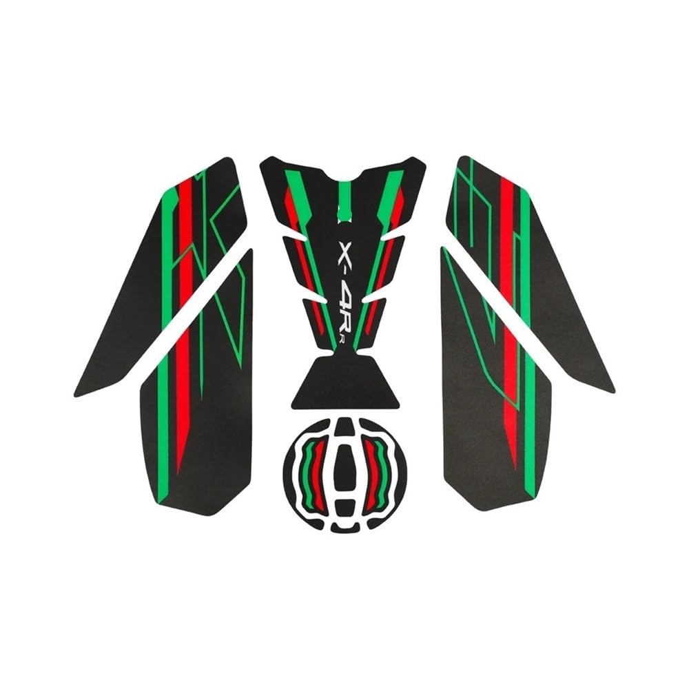 for Ka&wasaki ZX4R ZX4RR 2023+ Fuel Tank Pads Moto Body Decal Motorcycle Stickers Sticker