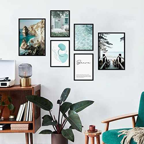Nacnic, 6 sets of photography Prints Turquoise Water, Wall Mural Art Decoration Decoration Room Salon, Beach, Relax, Calmness - Image 4