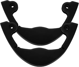 GALPADA 1 Par Tiras De Parachoques De Esquí Prevención De Colisiones Infantiles Snowboard Cubierta De Borde para Patineta Protección Protector De Bordes para Patinetas Negro El Plastico