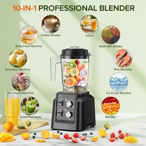 Blender, Blender for Smoothies with 68Oz. Pitcher,