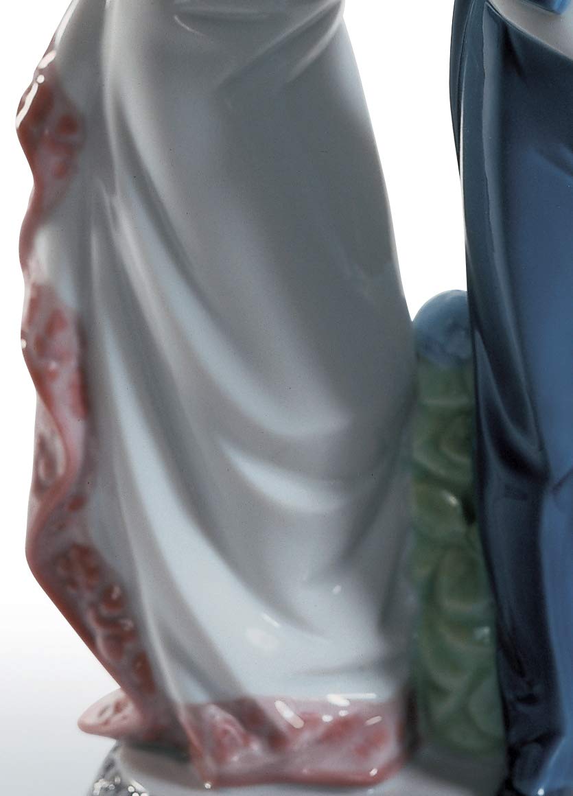 Amazon.co.jp: LLADRo' メイクしよう! 子供用置物 磁器新郎新婦の